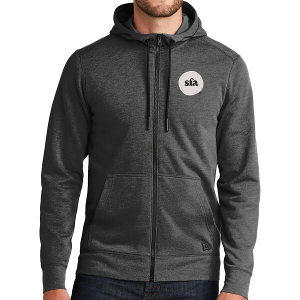 New Era - Tri-Blend Fleece Full-Zip Hoodie - Embroidered Logo Thumbnail
