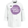 Eight Knot Button Chef Coat with Thermometer Pocket Thumbnail