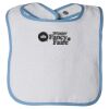 Infant Contrast Trim Terry Bib Thumbnail